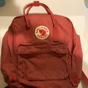 Fjallraven Kanken red backpack